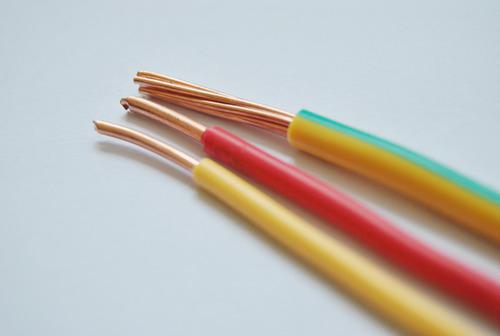 黃色、紅色兩根為BV電線，黃綠雙色為BVR線-湘江電纜
